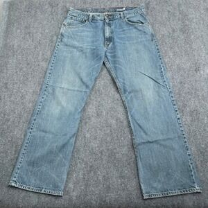 Levis Silver Tab Jeans Mens 38x32 (Fits 38x31) Blue Bootcut Cotton Denim